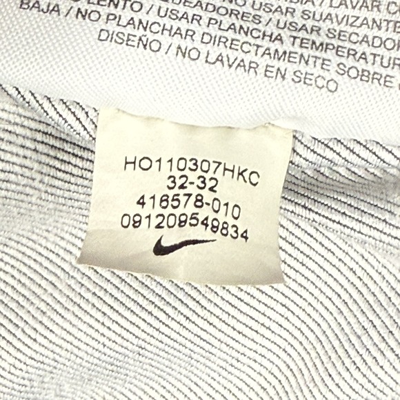 Nike Golf Pants Mens 32x32 Dark Gray Dri Fit Performance Tech Chino - Picture 13 of 14